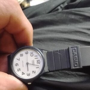 Casio Black Analog Watch